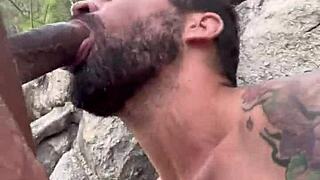 African Bareback Fucking On Public Beach