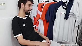 did you see me sucking my soccer partner's big cock in the locker room?