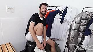 did you see me sucking my soccer partner's big cock in the locker room?