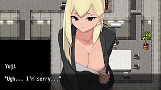 damn, cumming on her thighs in public is wild - nympho village part 3