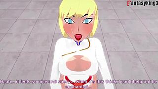 Power Girl in Free POV Action with Superman in Full Fantasy