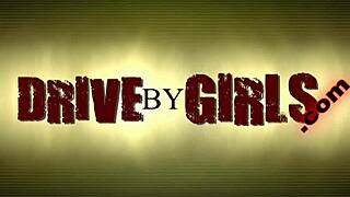 Cum on Kitty Jane Face at the Public Dogging Gangbang Orgy with Doggystyle Blowjobs