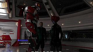 erotic big tits game through spacetime 51!