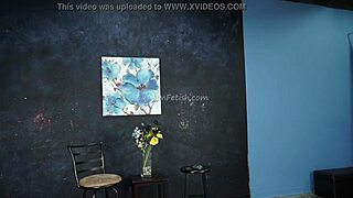 behind the scenes look at fetish model promo with balloon