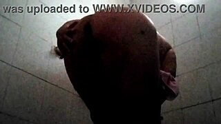 in this voyeur clip, a peruvian milf from colombia gets naked outdoors, begging her lover not to share the video with his friends