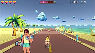 roller babe hentai game pornplay ep 1 public creampie and 69 at the beach 😍