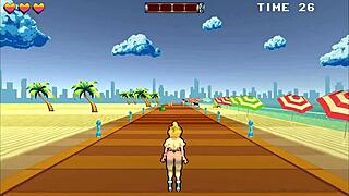 roller babe hentai game pornplay ep 1 public creampie and 69 at the beach 😍