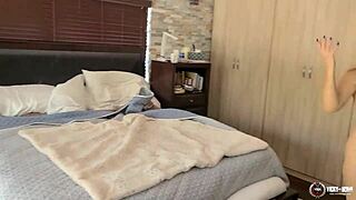 vicky vette cleans up in the shower after a cumshot on her big tits