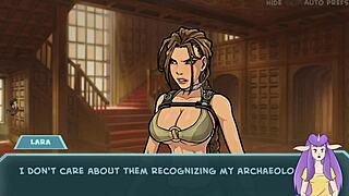 Star Chanel getting Lara from behind in part 94.