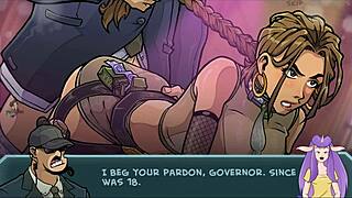 Star Chanel getting Lara from behind in part 94.