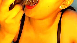 Blue Ditches Cock for Big Dildo and Swallows It Whole! 😜