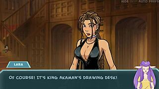 Star Chanel getting Lara from behind in part 94.