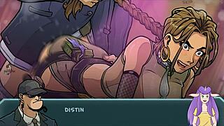 Star Chanel getting Lara from behind in part 94.