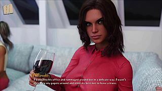 Curvy anime girl in dik game outfit