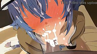 in this animated tale, roxy experiences a passionate creampie moment.