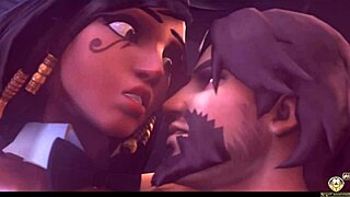 Phara from Overwatch gets anal sex and assfucking in hot scene 😈🍑