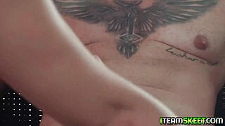 Brunette Teen Masturbates Monster Cock in Bikini.