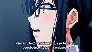 milf babe in anime hentai finds pleasure with teen. intense sensations build up.