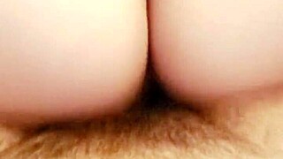 Latina eagerly sucks monster cock until dry