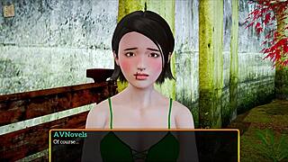 teen brunette with small tits in family series