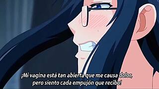 milf babe in anime hentai finds pleasure with teen. intense sensations build up.