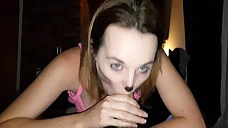 Kitty slurps cum straight from the source