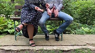 Fat Milf In Kinky Outdoor Park Handjob With Amateurs, Featuring Big Ass Fetish And Cum In Bbw Chubby Style.