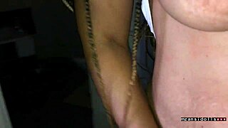 Mature Ebony Wife Fucked Wet in Pantyhose on Balcony