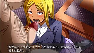 Forced Gal Blowjob Training!