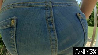 marina visconti gets upclose anal with big natural tits and muff diving.