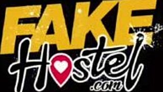 redhead and brunette babes get wet pussies pumped in dorm before threesome blowjob and riding