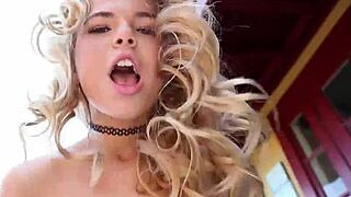 Cutie Bitch Alina West Screwed Outdoors With Monster Cock