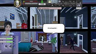 She love me very much cost of survival ep 9 with big cock cumshot on curvy tits and assfucking.