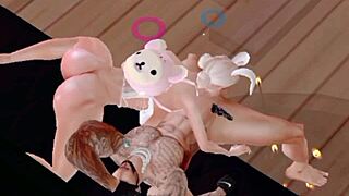 Katyqueenff Imvu Having Fun with Follower in 3D Cartoon