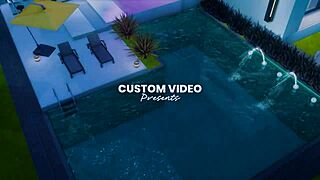 In this 3d hentai, the naughty character receives a velvet touch massage that leads to groping and sex