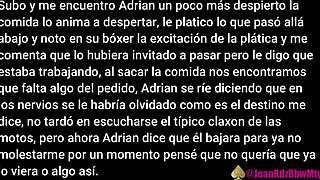 ugh, this uber eats delivery guy totally banged me, a fat latina milf with big tits... so wrong!