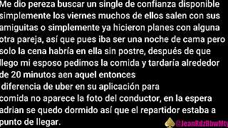 ugh, this uber eats delivery guy totally banged me, a fat latina milf with big tits... so wrong!