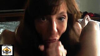 Hot Granny Delivers Steamy Blowjob in Amateur Compilation Video