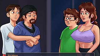 Summertime Saga Chapter 203 in Cartoon Anime Style