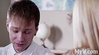 Step Mom Pays S Tutor With Her Tits - Kennedy Kressler!