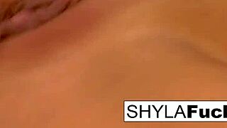 blonde babe shyla stylezs in hard erotic fuck with cumshot