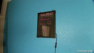 Look At This Nerdy Brunette Teen Slut Masseuse Loving Big Monster Cocks!