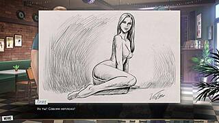 complete gameplay in our red string part 25, horny hentai adventure