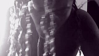 is this straight mouth action with big black cock?