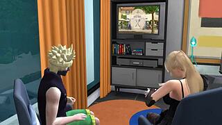 Misa Amane Watches Movie With Naruto, Gets Excited, And Begs For Fucking Like Hinata In Hentai Parody