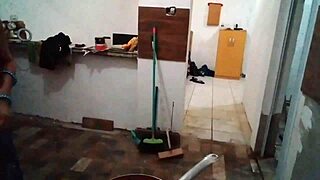 Blonde Milf Stella Shows Big Tits in Kitchen!