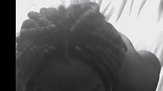 is this straight mouth action with big black cock?