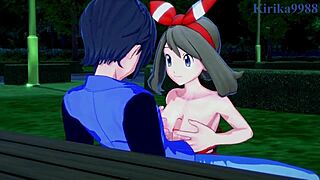 misty and may get creampied in intense pokemon hentai