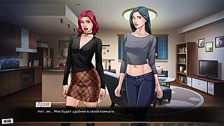 complete gameplay in our red string part 25, horny hentai adventure