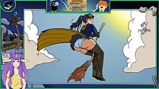 Witch trainer silver part 17 with sexy brunette hentai
